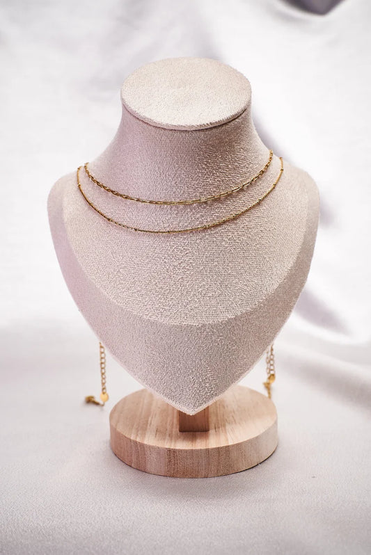 Twin Chain Necklace Set