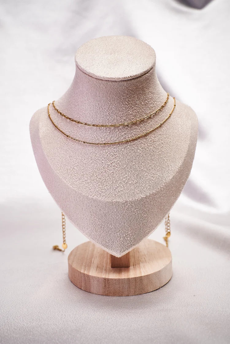 Twin Chain Necklace Set